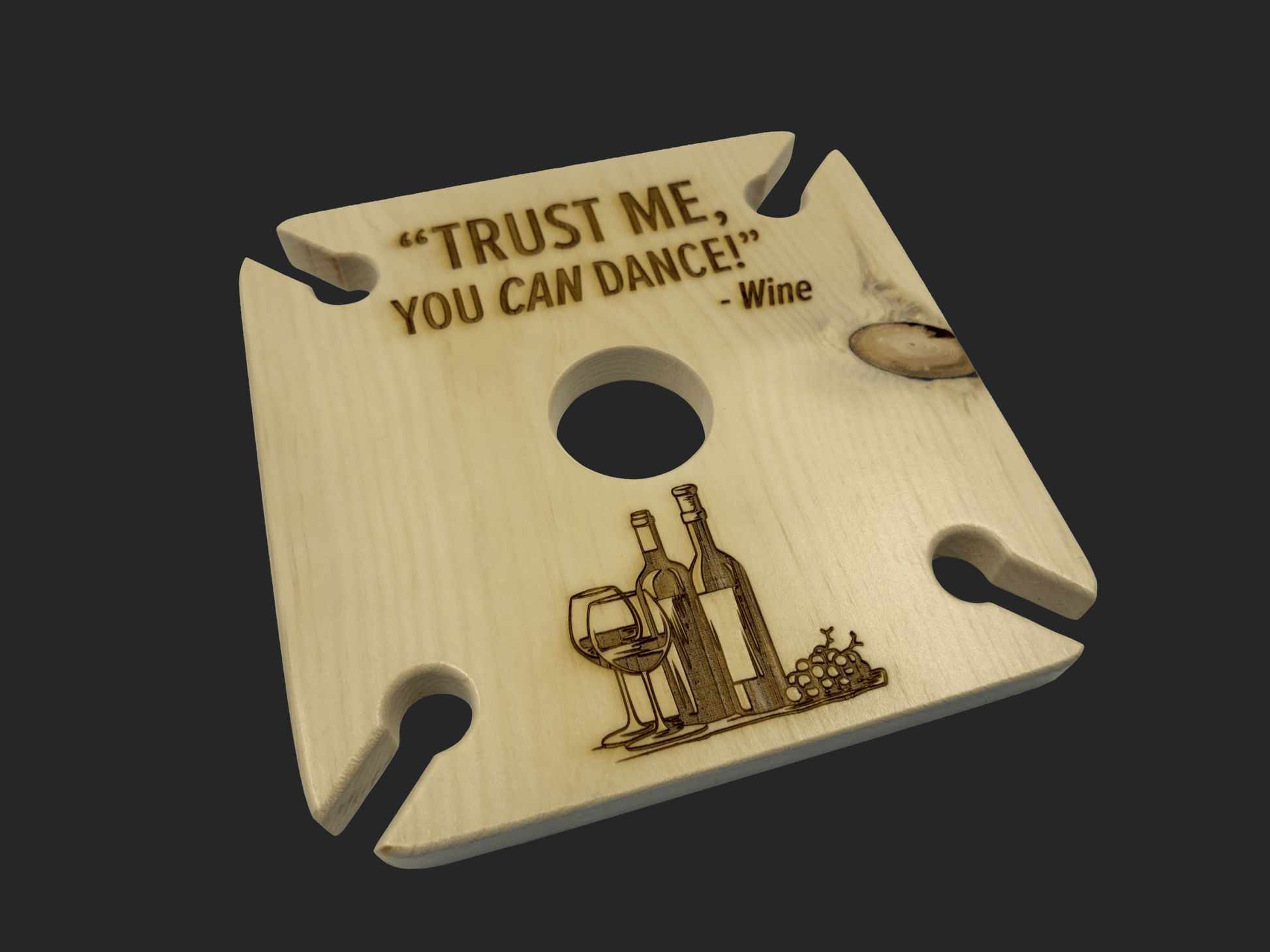 Trust Me, You Can Dance Wine Caddy - Mike W. Hammer