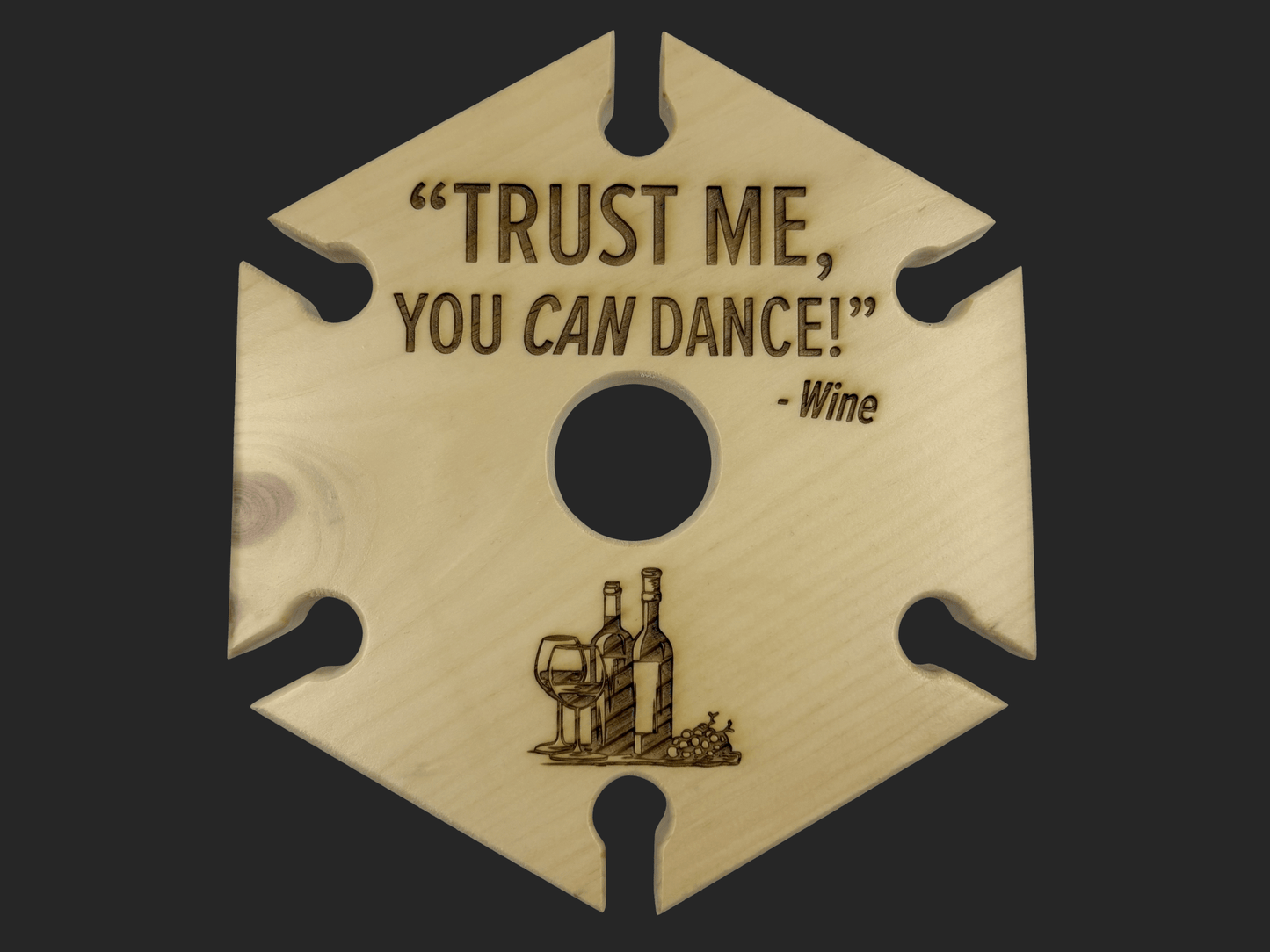 Trust Me, You Can Dance Wine Caddy - Mike W. Hammer