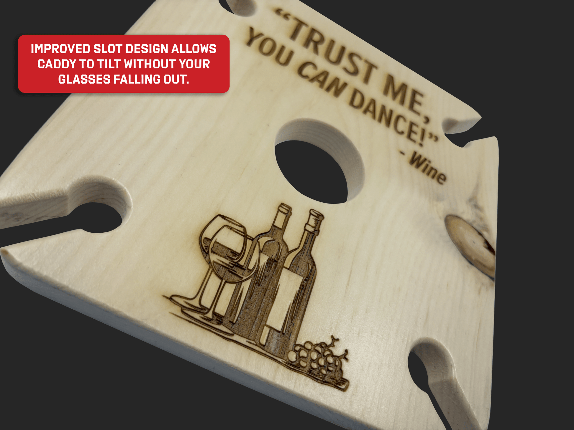 Trust Me, You Can Dance Wine Caddy - Mike W. Hammer