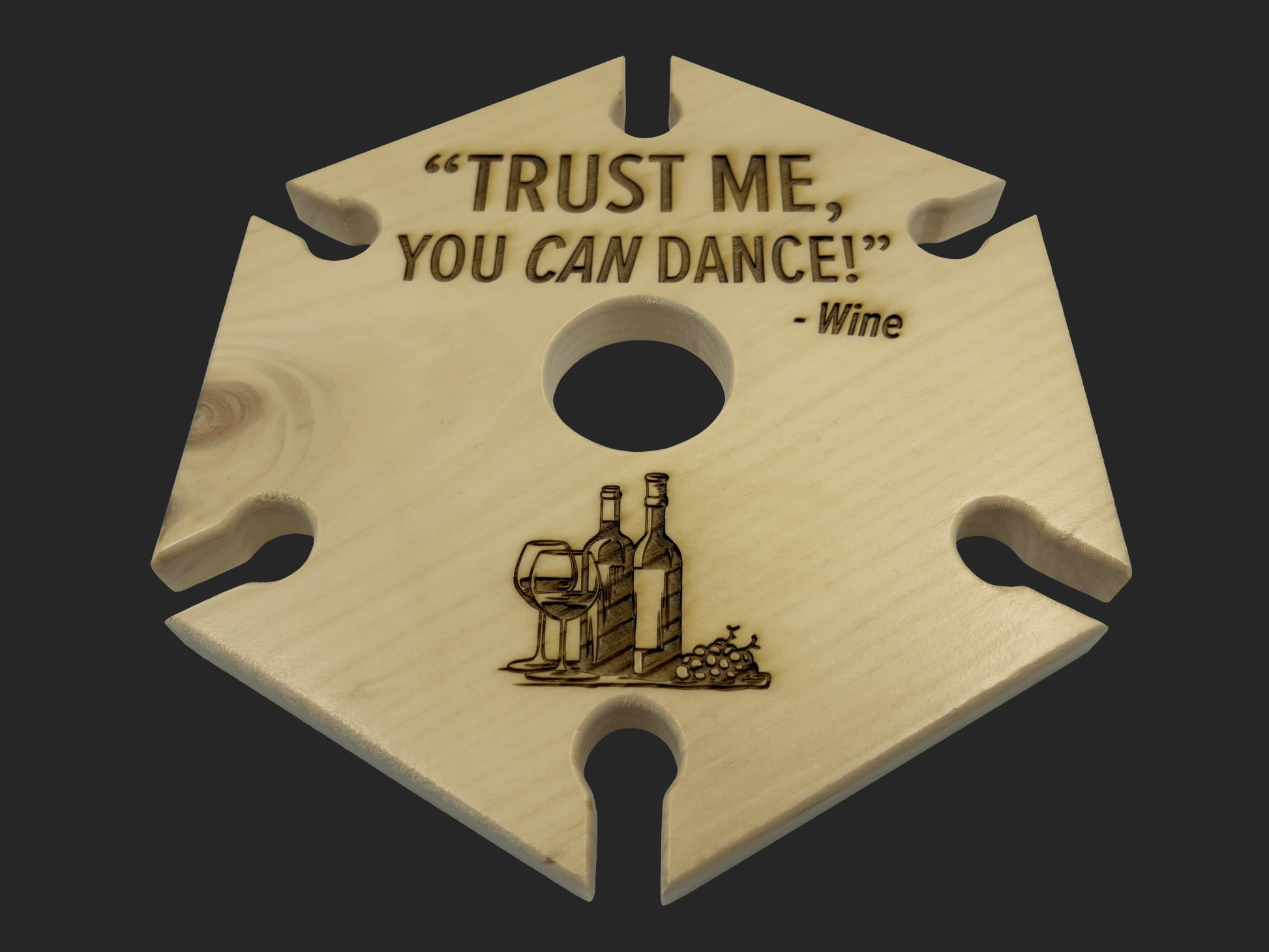 Trust Me, You Can Dance Wine Caddy - Mike W. Hammer