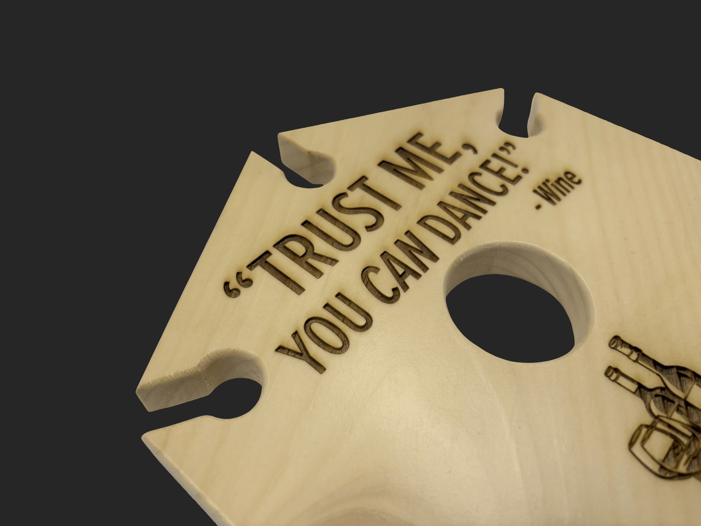 Trust Me, You Can Dance Wine Caddy - Mike W. Hammer