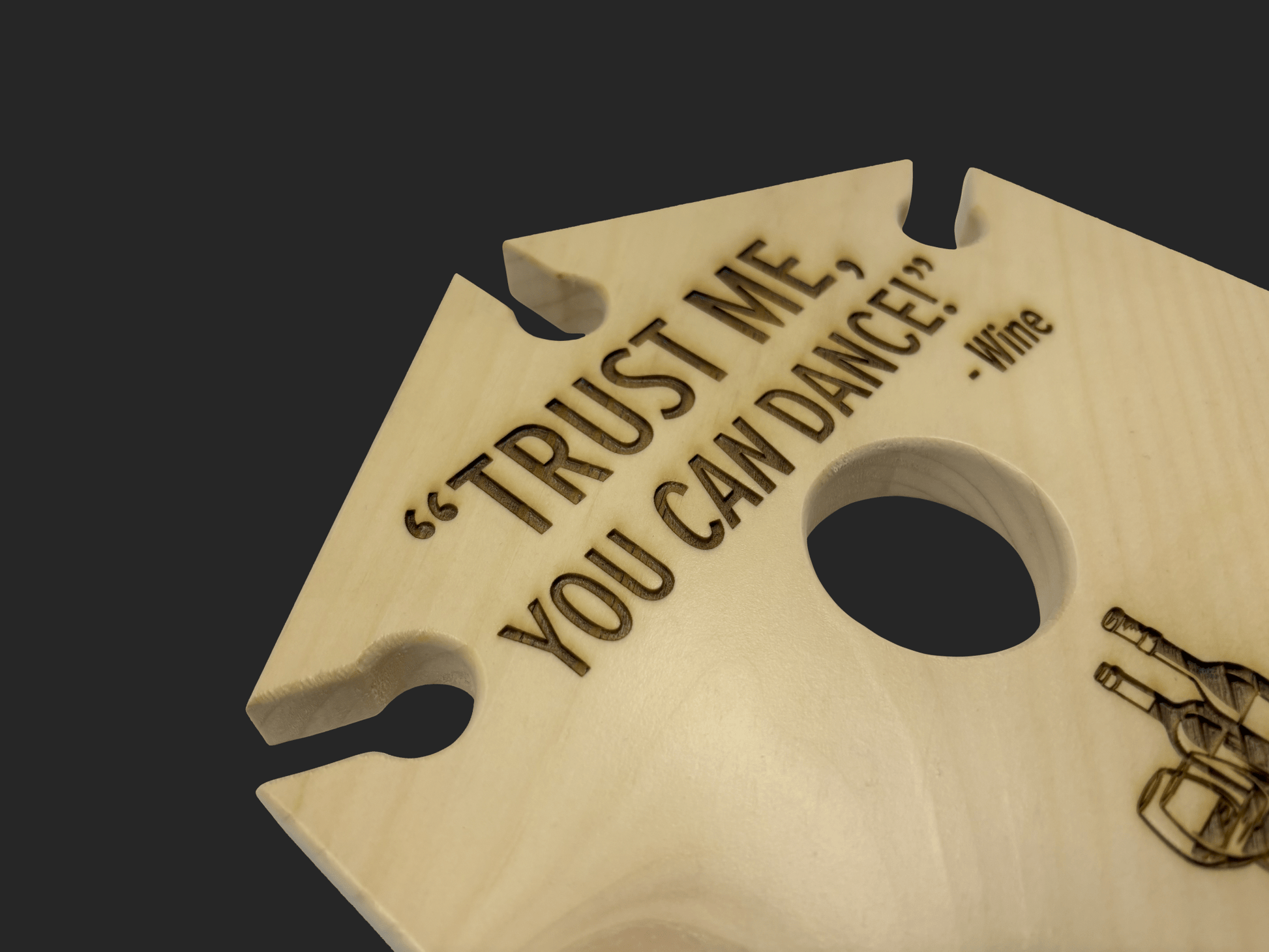 Trust Me, You Can Dance Wine Caddy - Mike W. Hammer