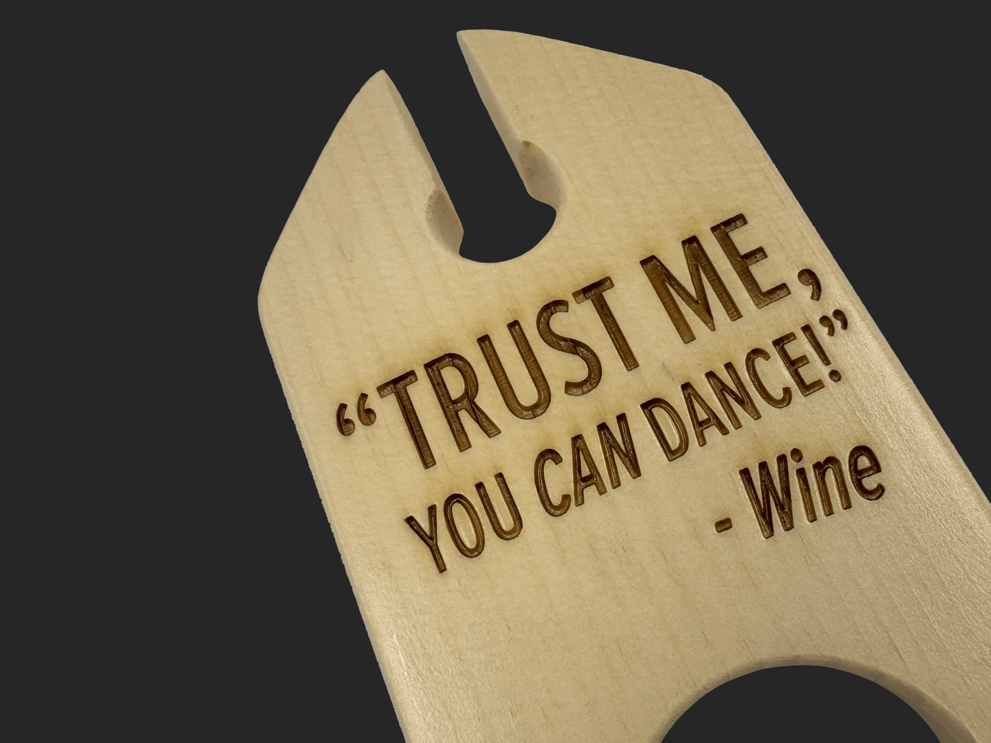Trust Me, You Can Dance Wine Caddy - Mike W. Hammer