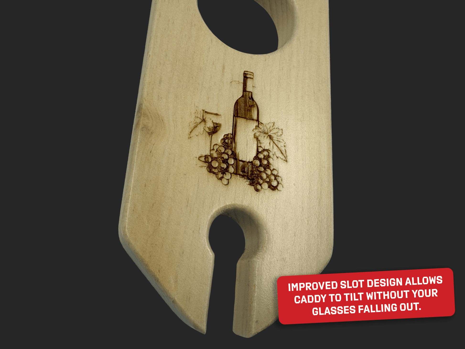 Wine a Little Laugh a Lot Wine Caddy - Mike W. Hammer