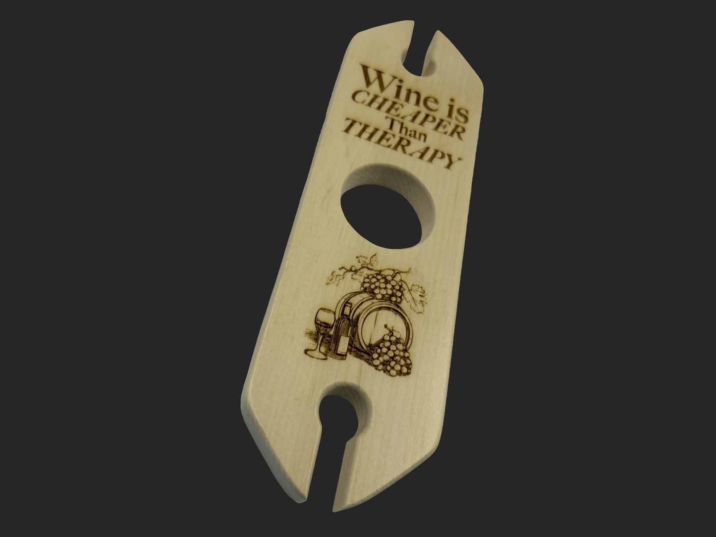 Wine a Little Laugh a Lot Wine Caddy - Mike W. Hammer
