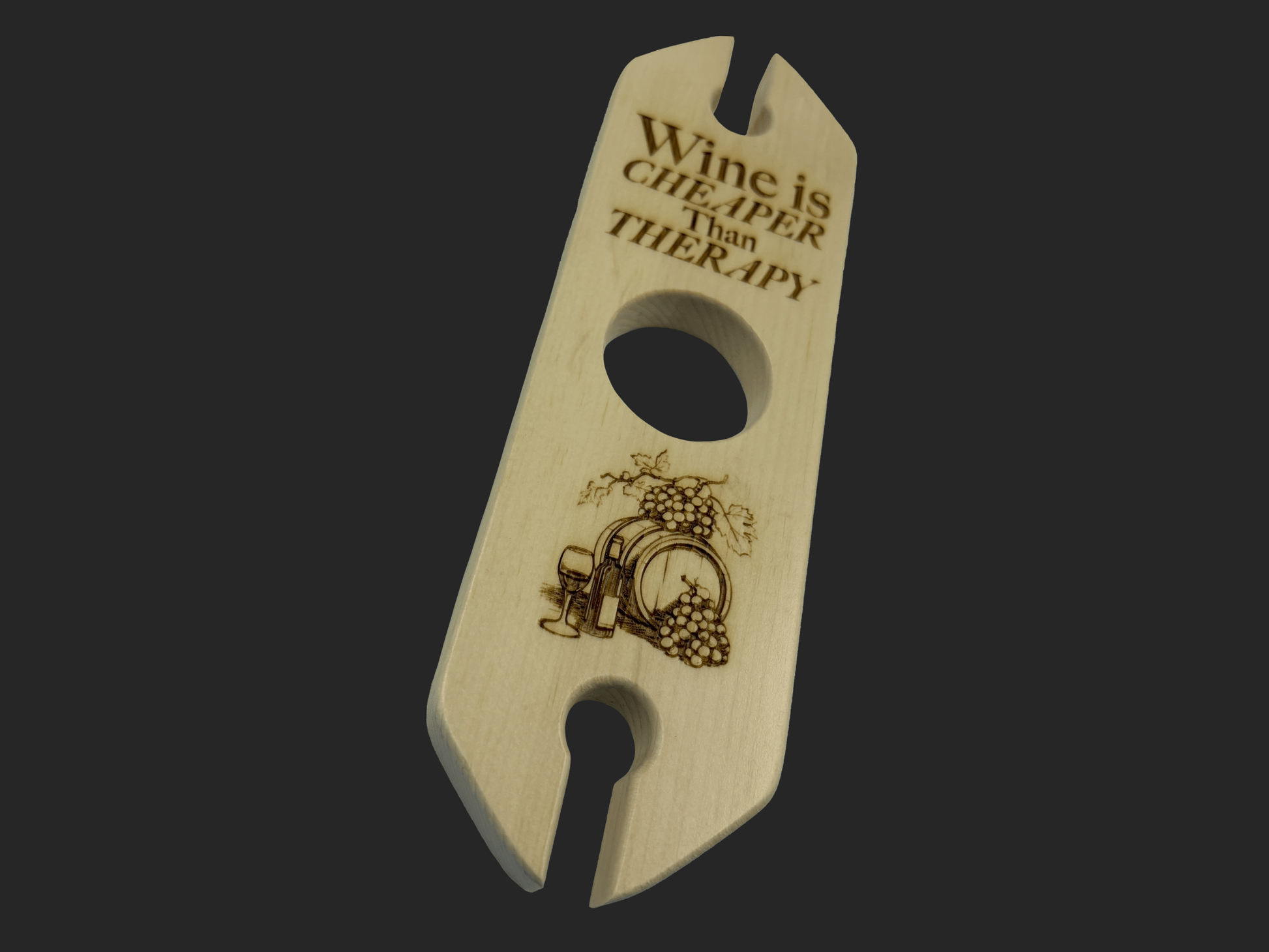 Wine a Little Laugh a Lot Wine Caddy - Mike W. Hammer